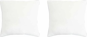 vidaXL Μαξιλάρι 2 pcs Λευκό 50 x 50 cm Ίνες μπαμπού