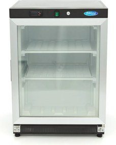 Freezer - 200L - Black - with Glass Door