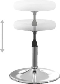 vidaXL Καρέκλες Τραπεζαρίας 6 τεμ. Λευκές από Δερματίνη