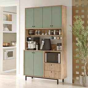 Ντουλάπι Δρυς / Πράσινο NAEFLEN 120x35.5x205