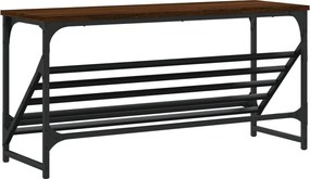 vidaXL Παπουτσοθήκη Καφέ Δρυς 90x30x45 εκ. Επεξεργασμένο Ξύλο