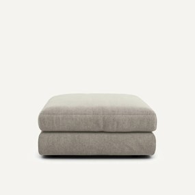 Σκαμπό ποδιών από βελούδινο chenille ύφασμα, Skander