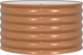 vidaXL Ανεβασμένο Κρεβάτι Καφέ 80 x 80 x 44 cm Ατσάλι