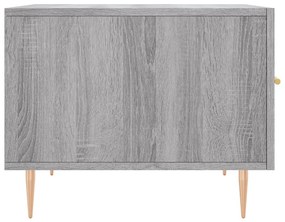 vidaXL Τραπεζάκι Σαλονιού Γκρι Sonoma 50x50x40 εκ. Επεξεργασμένο Ξύλο