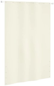 vidaXL Διαχωριστικό Βεράντας Κρεμ 160 x 240 εκ. Ύφασμα Oxford