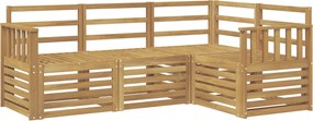 vidaXL Σετ Καναπέ 4 pcs Λευκό 187,5 x 128,5 x 73 εκ