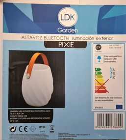 ΛΑΜΠΑ LED ΜΕ ΛΑΒΗ "PIXIE" ΛΕΥΚΟ 18 X 18 X 26 ΕΚ