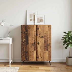 vidaXL Πλαϊνό γραφείο Παλαιωμένο ξύλο 66 x 34,5 x 90 εκ