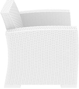 Πολυθρόνα Monaco White Πολυπροπυλενίου 82X79X79εκ.