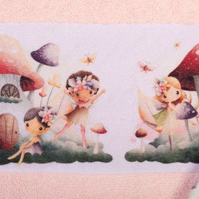 Παιδικές Πετσέτες (Σετ 2τμχ) Dimcol Fairies 330 Pink