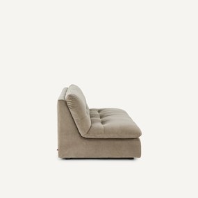 Καναπές σύνθεσης 3 θέσεων από βελούδο stonewashed, Giuliano