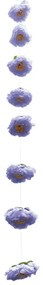 Τεχνητή Γιρλάντα Παιώνια 00-23838-20-5 22x180cm Lilac Marhome Ύφασμα,Πλαστικό