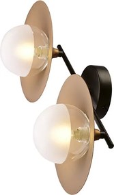 Απλίκα Τοίχου Aca Layla HL4322W47BB Brass