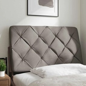 Μαξιλάρι για Κεφαλάρι Taupe 80 εκ. Υφασμάτινο - Μπεζ-Γκρι