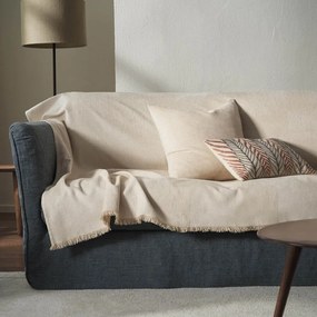 Ριχτάρι Zephyr 146/05 Ecru Gofis Home Τριθέσιο 180x310cm Βαμβάκι-Πολυέστερ