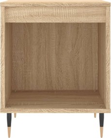 vidaXL Κομοδίνα 2 τεμ. Sonoma Δρυς 40 x 35 x 50 εκ. από Επεξεργ. Ξύλο