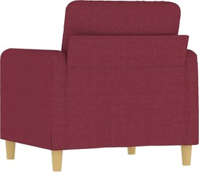 vidaXL Πολυθρόνα Σαλονιού Μπορντό 60 εκ. Υφασμάτινη