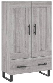 vidaXL Ντουλάπα Γκρι Sonoma 69,5 x 31 x 115 εκ. από Επεξεργασμένο Ξύλο