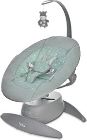 BABY SWING CRADLE BELLA FROSTY GREEN STARS