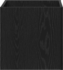 vidaXL Γλάστρα Μαύρη Οξυά 40 x 40 x 40 cm Επεξεργασμένο ξύλο