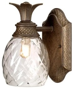 Απλίκα Φωτιστικό Μπάνιου 1xG9 IP44 Plantation Elstead Lighting-HK-PLANT-BATH-PZ-Μπρονζέ HK-PLANT-BATH-PZ