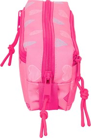 Κασετίνα Benetton Heart Ροζ 22 x 8,5 x 6 cm