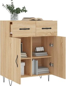 vidaXL Ντουλάπι Sonoma Δρυς 69,5 x 34 x 90 εκ. από Επεξεργασμένο Ξύλο