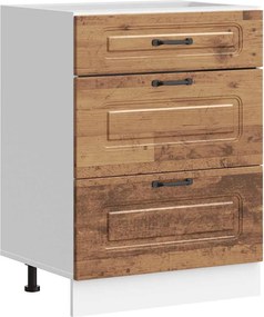 vidaXL ντουλάπι βάσης κουζίνας Kalmar από Επεξεργασμένο Ξύλο