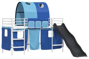 vidaXL Λευκό και Μπλε 90 x 190 cm