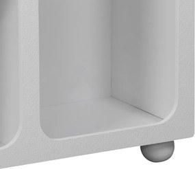 Μπουφές Emersi pakoworld με ράφια mdf σε λευκή απόχρωση 164x34x76εκ