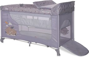 BABY COT MOONLIGHT 2 LAYERS GREY DREAM