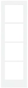 vidaXL Εσωτερική Πόρτα με Γυαλί ORKDAL Λευκό 61 x 198.5 εκ.