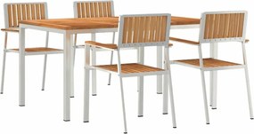 vidaXL Σετ Εξωτερικής Τραπέζης 5 τμχ. 150 x 90 x 75 cm