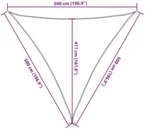 ΠΑΝΙ ΣΚΙΑΣΗΣ TAUPE 5 X 5 X 5 Μ. ΑΠΟ HDPE 160 ΓΡ./Μ² 311427