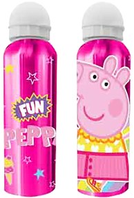 Παγούρι μεταλλικό peppa pig 500ml 21x6,5cm   500ml PEPPA 020-1466 50-2846