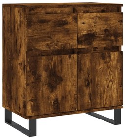 vidaXL Ντουλάπι Καπνιστή Δρυς 60x35x70 εκ. από Επεξεργασμένο Ξύλο