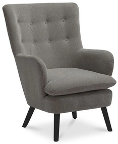 Πολυθρόνα Oslo 01-1683 70x80x105cm Black-Grey