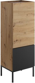 Μπουφές Como 50 2D-Fusiko-Mavro - 50.00Χ42.00Χ140.00cm