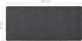 vidaXL Χαλί Διάδρομος Ανθρακί 50 x 100 εκ.
