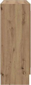 vidaXL Βιβλιοθήκη Artisan Δρυς 82,5x30,5x80 εκ. Επεξεργασμένο Ξύλο