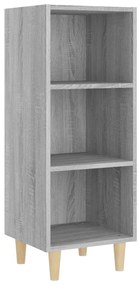 vidaXL Ντουλάπι Γκρι sonoma 34,5x32,5x90εκ. από Επεξεργασμένο Ξύλο