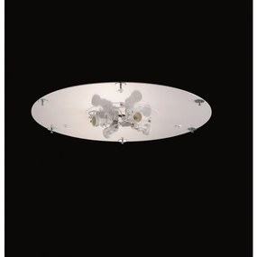 Frame-Βάση 4xE14 Φ50 για Πλαφονιέρα Φωτιστικό Οροφής Fischer Honsel 16444 Λευκό