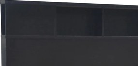 Κρεβάτι διπλό OLYMPUS pakoworld σε χρώμα wenge 140x200εκ