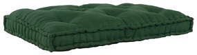 vidaXL Μοντέρνος καναπές patchwork Πράσινο 120 x 80 x 12 cm ύφασμα