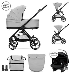 LORELLI ΠΟΛΥΚΑΡΟΤΣΙ ΑΝΤΙΣΤΡΕΨΙΜΟ ΜΕ ΚΑΛΑΘΟΥΝΑ 3 ΣΕ 1 ΜΕ ΚΑΘΙΣΜΑ VENICE GREY 10022042506-3