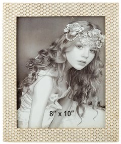 Κορνίζα Polyester Λευκή-Χρυσή 20x25εκ. Zen Collection 25.2.50683