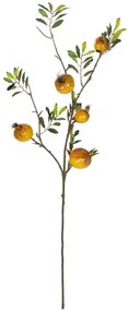 Τεχνητό Λουλούδι Pomegranate Fruit 21445 85cm Yellow-Green GloboStar Πολυαιθυλένιο