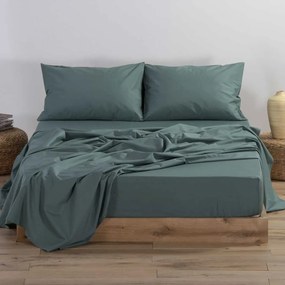 Σεντόνι Μονό Επίπεδο (170x270) Nef-Nef Homeware Basic Πράσινο