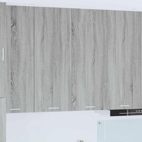 vidaXL Κρεμαστό ντουλάπι Γκρίζο Σονομα 80 x 31 x 100 εκ.