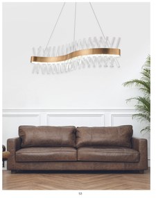 Φωτιστικό Οροφής  M6614-SR XENIC GOLD MATT PENDANT Γ3 - 77-8216 - 21W - 50W - 77-8216